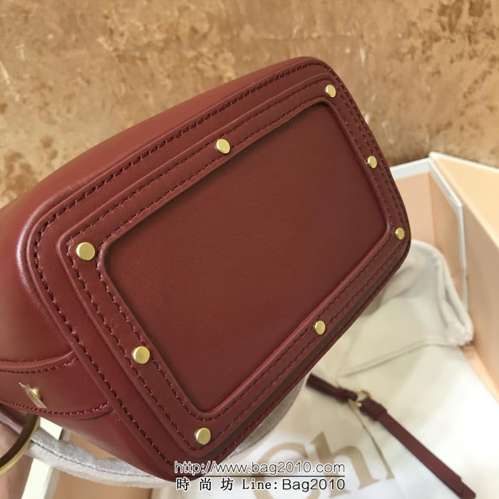 Chloe克洛伊 最新 進口小牛皮Roy系列 小號水桶包  ypk1001